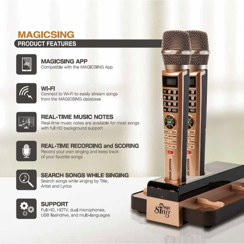 2020 E5 Magic Sing Karaoke E5 Built in Over 5K TAGALOG ENGLISH SONGS