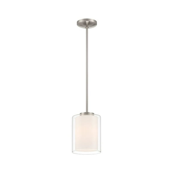 Access Lighting Pendant in Brushed Steel Color