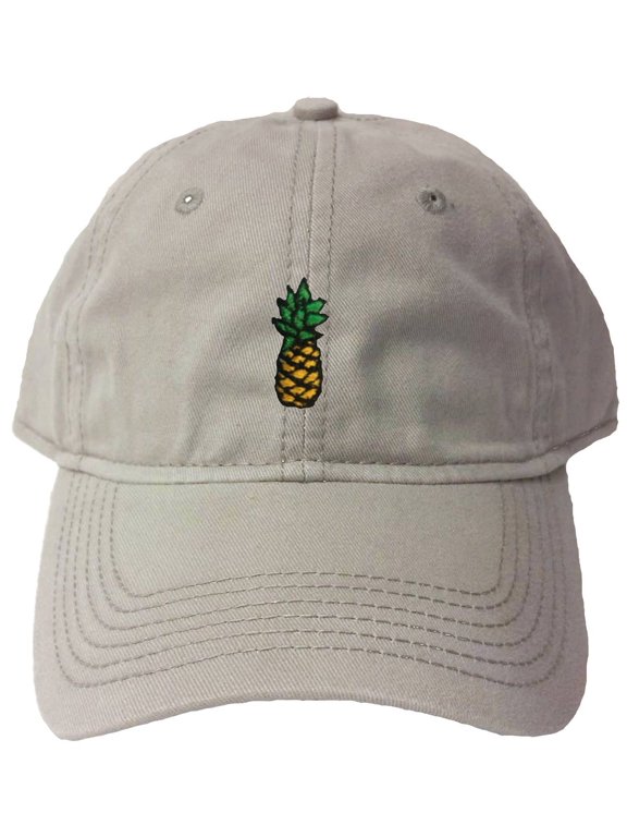 Adult Pineapple Embroidered Deluxe Dad Hat