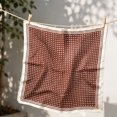 thumbnail image 5 of 27.56in x 27.56in Red Polka Dot Satin Headscarf for Women - Large Square Silk Like Neck Scarf, Breathable Hair Wrap Bandana for Daily Fashion, All Season Accessory, 5 of 5