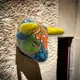 thumbnail image 2 of Artisan Crafted Talavera Bull Statue | Handmade Mexican Wall Decor, 2 of 6
