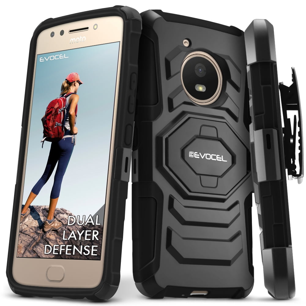 Motorola Moto E4 Case, Evocel [Belt Clip Holster ...