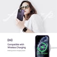 thumbnail image 6 of Designed for iPhone 11 Pro Case, [Support Wireless Charging] Soft Silicone Slim Anti-Scratch Phone Case for iPhone 11 Pro 5.8 inch, Dark Purple, 6 of 13