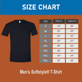thumbnail image 2 of Gildan Men's Softstyle Cotton T-Shirt, Short Sleeve Crew Neck, Modern Fit Tee, Black, 10 Pack, 5XL, 2 of 6
