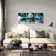 thumbnail image 2 of Canvas Wall Art for Living Room ,farmhouse bathroom Wall decor blue abstract Animal landscape painting,modern family kitchen Bedroom Decoration elephant Canvas art pictures Artwork for home walls, 2 of 6