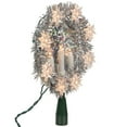 thumbnail image 4 of Northlight 7" Silver Wreath with Candles Christmas Tree Topper - Clear Lights, 4 of 6