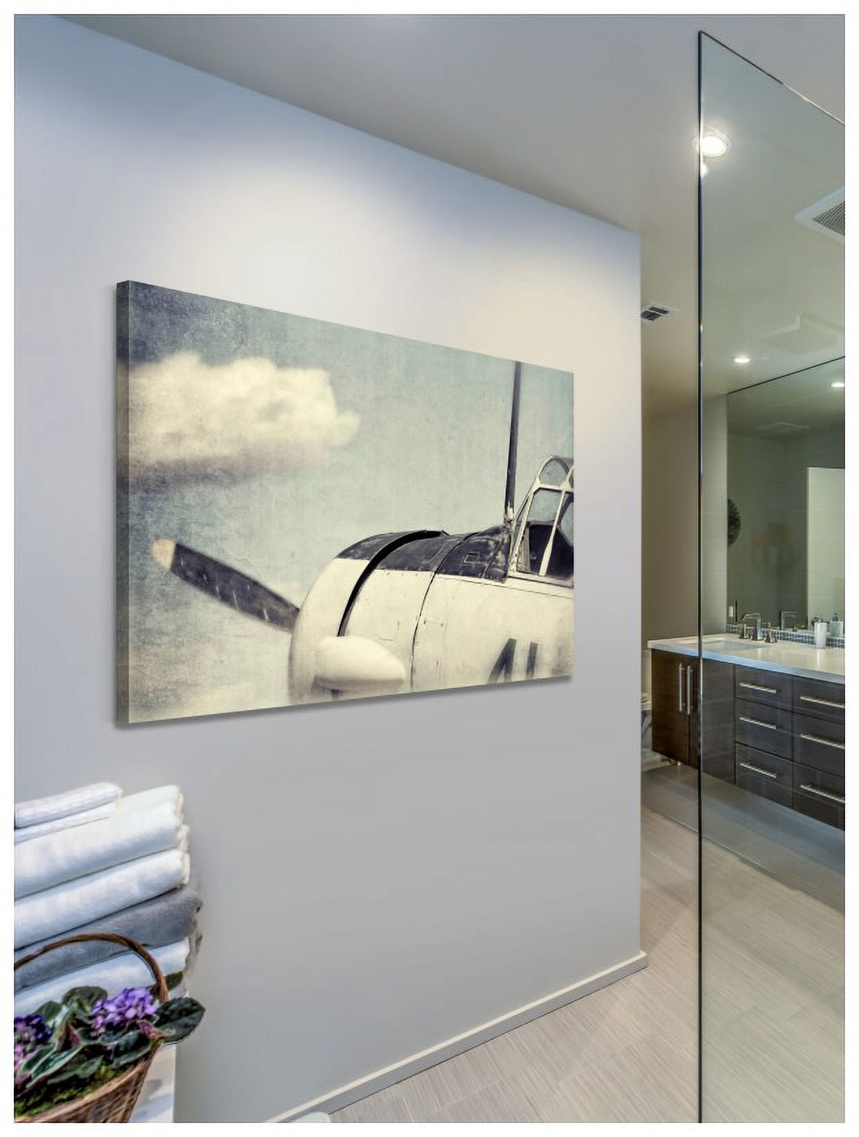 "Altitude 9" Painting Print on Wrapped Canvas