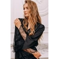 thumbnail image 2 of CoCopeaunts Women's Pajama Robe Bride's Gown Lace Sexy Long Bathrobe Wedding Pajamas Long Sleeve Nightgown Casual Sleepwear, 2 of 7
