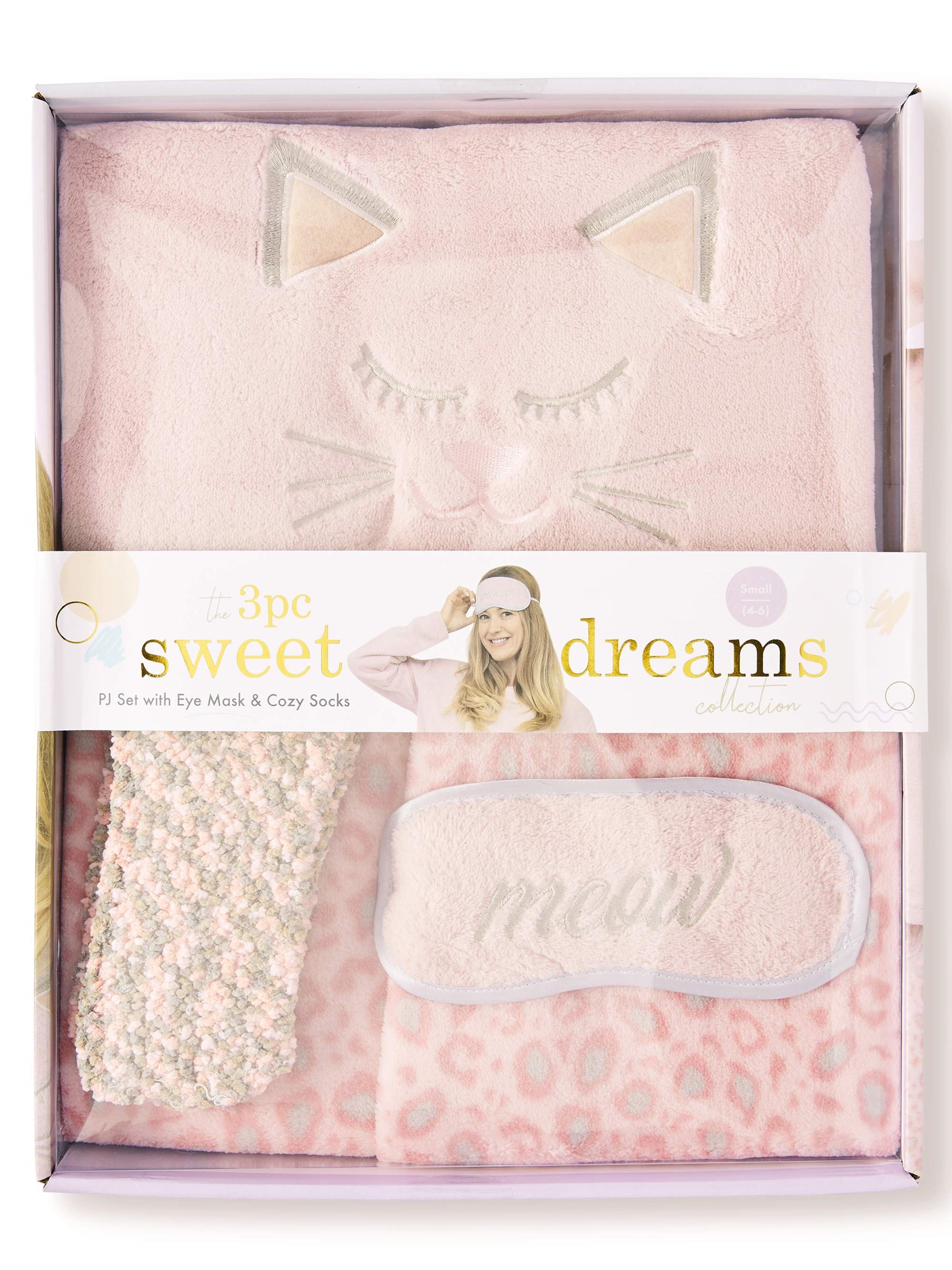 Hello Kitty Plush Pajama Sleep Set w//Eyemask