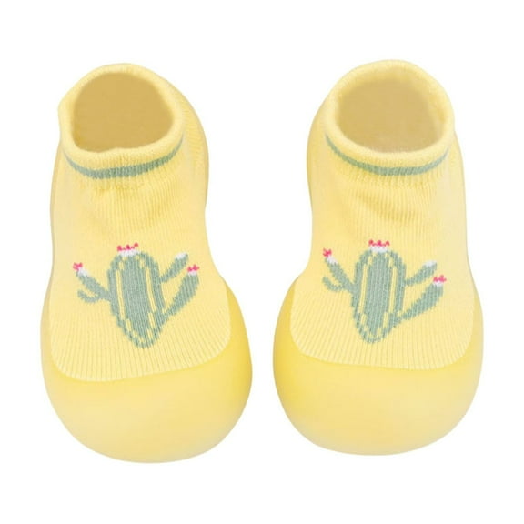 VMESZQFG Toddler Kids Sneakers Girls Shoes Kids Socks Shoes Adorable Cactus Cartoon Baby Toddler Shoes Breathable Knit Sock Sneakers Girls Slip Dress Shoes