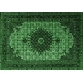 thumbnail image 1 of Ahgly Company Indoor Rectangle Medallion Emerald Green Traditional Area Rugs, 6' x 9', 1 of 4