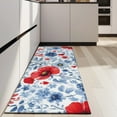 thumbnail image 4 of Pioneer Flower Floral Print Pattern Kitchen Rug Mat,Kitchen Runner Rugs Non Skid Washable,Decorative Kitchen Floor Mats for Kitchen,Sink,Laundry,17"X47", 4 of 5