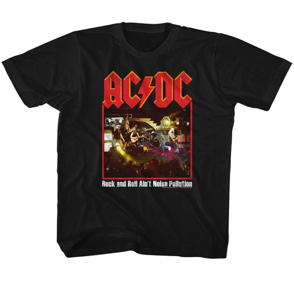 AC/DC Noise Pollution 2 Black Youth T-Shirt