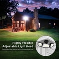 thumbnail image 2 of 100W Flood Lights Outdoor, 9000LM Super Bright LED Flood Light Outdoor, IP65 Waterproof LED Exterior Floodlight with 3 Adjustable Heads, 6500K White Outdoor Security Light for Yard Garage Eave, 2 of 6