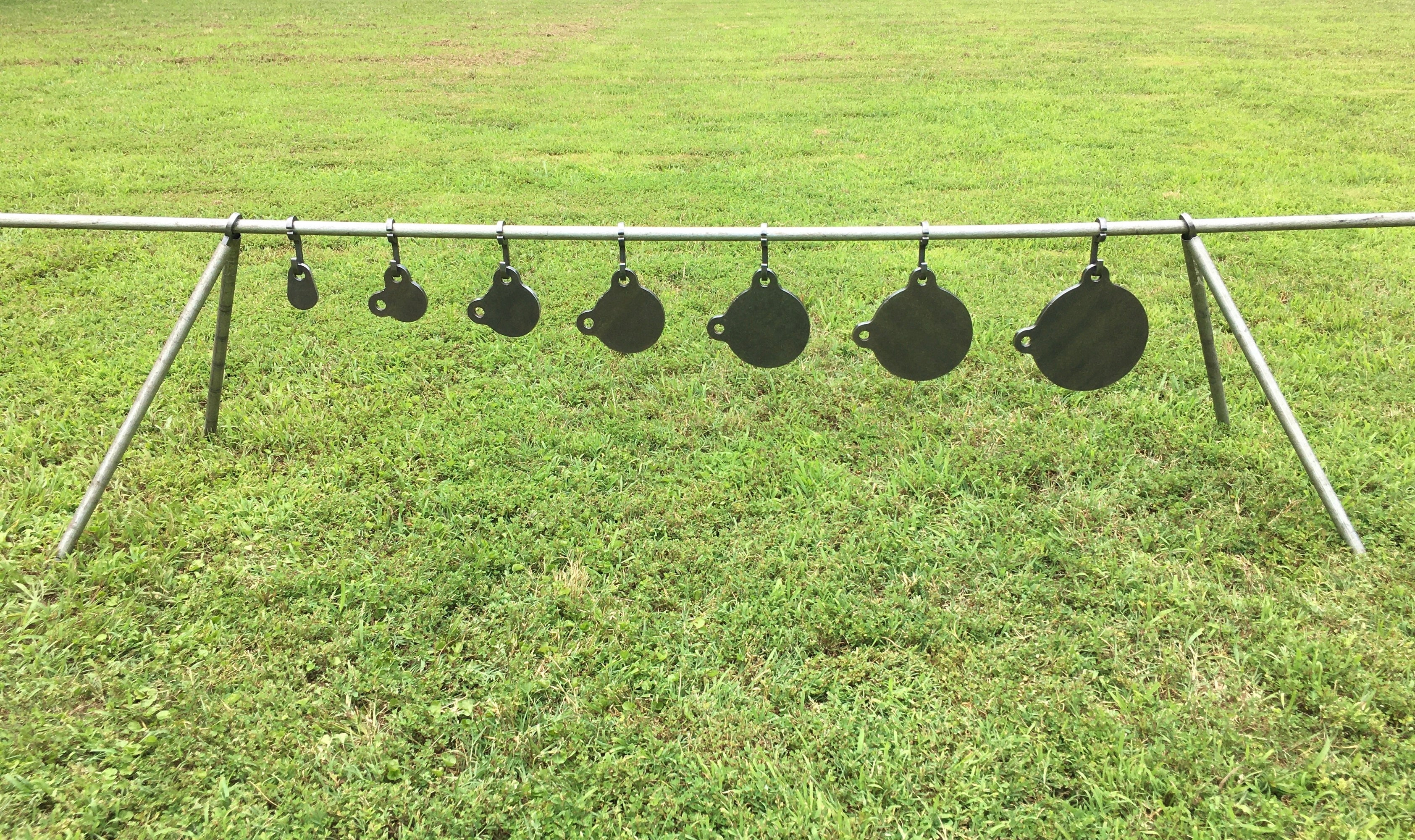 Magnum Target 3/8" AR500 Steel Shooting Target Hanger Range Hooks for 3/4" EMT Conduit - 8pc - CH8AR500