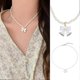 thumbnail image 4 of Collar con colgante de lazo de perlas estilo Pure Desire para mujer 2025, 4 of 4