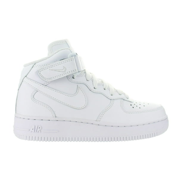 Nike Womens Nike Air Force 1 Mid 07 Leather White 100 Walmart Com Walmart Com