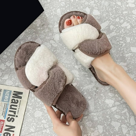 

〖Yilirongyumm〗 Khaki 38-39 Slippers For Women Color Shoes Slippers Casual Fashion Women s Breathable Outdoor Women s Slipper