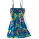 thumbnail image 1 of Aeropostale Womens Mid Thigh Floral Sundress, Azul, X-Large, 1 of 1