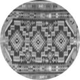 thumbnail image 1 of Ahgly Company Indoor Round Southwestern Gray Country Area Rugs, 8' Round, 1 of 1