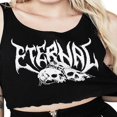 thumbnail image 4 of Débardeur Imprimé Punk Gothique pour Femmes, Mode Urbaine Y2K, 4 of 6