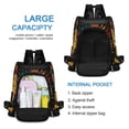 thumbnail image 6 of FORMRS Women's Travel Backpack Purse Anti-Theft Hidden Pockets Casual Shoulder Bag, Abstract Moon Sun Pattern, 6 of 7