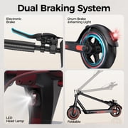 Electric Scooter for Adults - 500W Motor 10 Tires, up to 25MPH and 25Miles E Scooter
