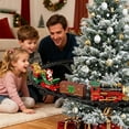 thumbnail image 4 of Loespoir Christmas Tree Hanging Train Set, Rechargeable Animated Decor Christmas Gift, Hanging Ornament Train, Animated Christmas Decor, for Tree Decoration and Festive Display, 4 of 9