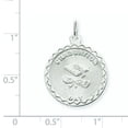 thumbnail image 3 of Sterling Silver Graduation Day Disc Charm, 3 of 3
