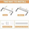 thumbnail image 5 of FLINT - Paper Towel Holder Under, Cabinet Silver Paper, Towel Holder Wall Mount,Stainles, 5 of 6