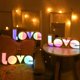 thumbnail image 4 of Amor Luz Novedad Led Alfabeto Marquee Sign Batería Y Usb Power Table Lámparas De Noche Para Interior Hogar Niños Dormitorio Guardería Yuarrent HA046282-01, 4 of 6