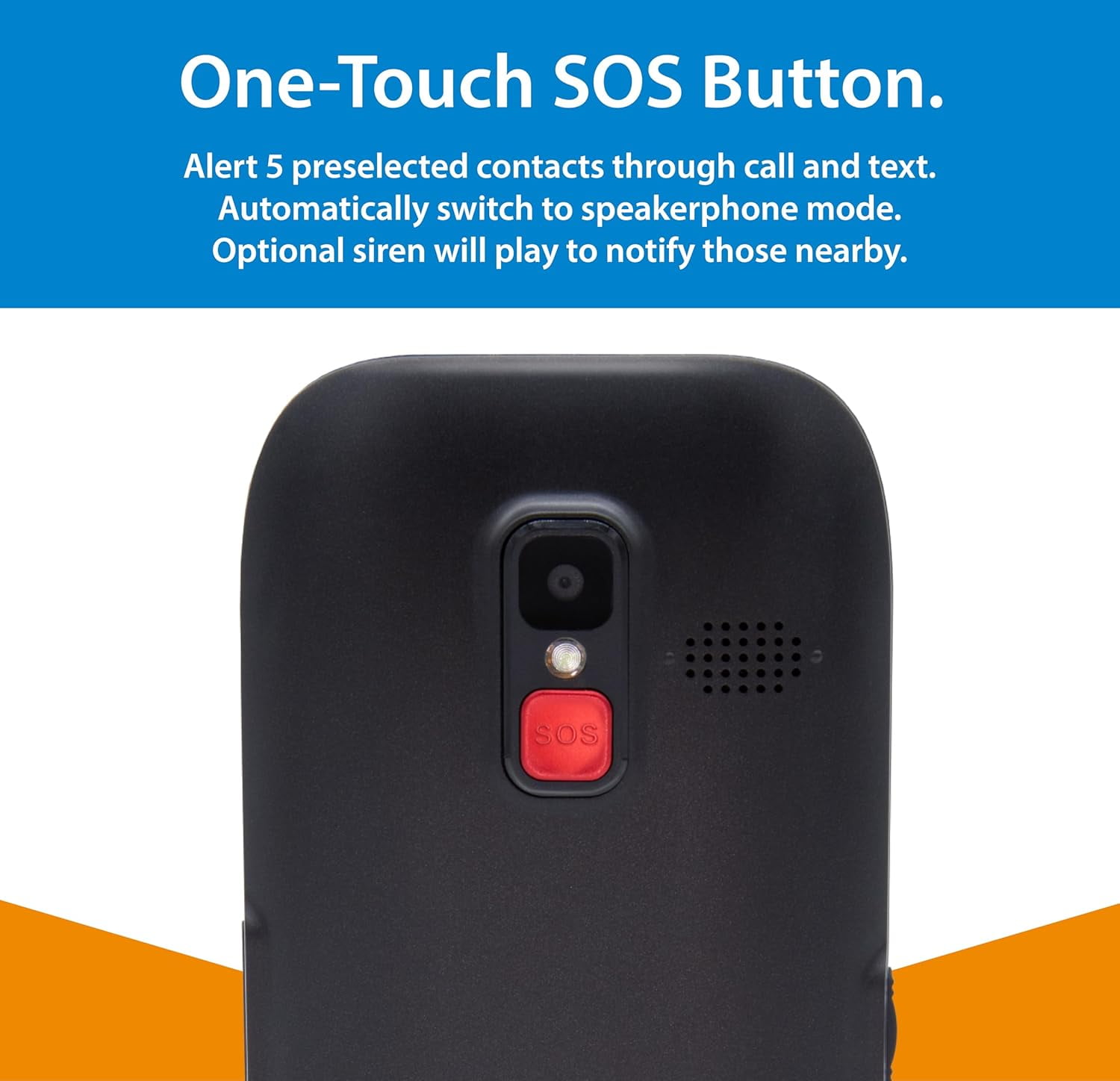 Snapfon EZ Candy Bar Phone With Free Service For 1 Year