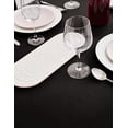 thumbnail image 4 of Solino Home Black Cloth Tablecloth 52 x 52 Inch - Dru Cotton Linen Square Table Throw - Machine Washable Tablecloth for Winter, Mothers Day, 4 of 5