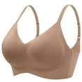 thumbnail image 2 of yillto Womens Seamless Bra No Underwire Soft Padded Full Coverge Push up Support Comfy Bralettes, 2 of 3