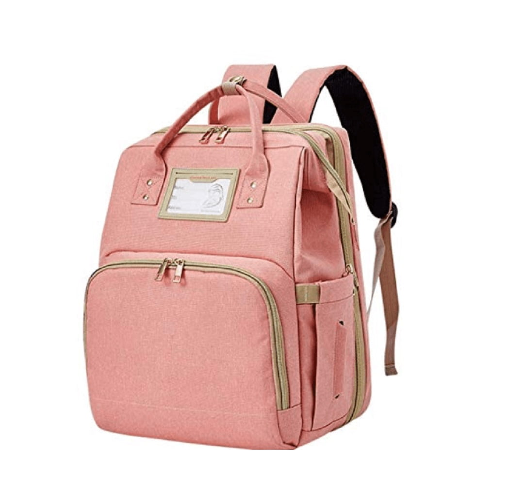 GoFives Backpack Diaper Bags with Changing Station, USB Charge Port, 1 Count