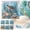 D, variant on DIY Ocean Life Pearl Art Painting Kit with Frame Pre Framed Wooden Gem Diamond Art Painting Desktop Crafts for Adults, Sea Animal Home Office Wall Decor Gift, 7.87x7.87 Inch(H)
