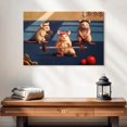 thumbnail image 2 of Elephant Stock Gym Rats Wall Art - Horizontal Canvas Wall Art - Living Room Wall Decor - Humor Canvas - Blue And Brown Decor By Lucia Heffernan - 24" x 16", 2 of 8
