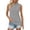 Grey, variant on Women's Sleeveless Polo Top, Casual Breathable Summer Tunic for Daily & Sports,L