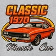 thumbnail image 3 of Vintage Classic 1970 Muscle Car Men's Tank Top American Power Legendary V8 Performance, 3 of 7