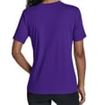 thumbnail image 2 of Women's Starter Purple Minnesota Vikings Arch Stripe T-Shirt, 2 of 2