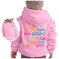 thumbnail image 5 of Pullover Hoodie, Women'S Hoodies,Girls Hoodies & Sweatshirts Casual Loose Cute Print Long Sleeve Sport Top for Kids, 5 of 5