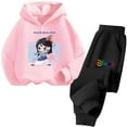 thumbnail image 2 of Conjunto de sudadera con capucha Disney Hua Mulan para niñas de 3 a 14 años, sudadera informal de calle kawaii, traje de camión para niños, 2 of 5
