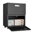 thumbnail image 4 of LivelyAant 3-Drawer Mobile File Cabinet – Under Desk Storage, Anti-Tilting, Waterproof Steel, 5-Wheel Design for Legal/Letter/A4 Files – Black, 4 of 17