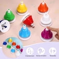 thumbnail image 4 of Campanas Musicales Diatónicas de 8 Notas Uxcell, Campanas de Escritorio de Arcoíris Coloridas, Instrumentos Musicales, Colores Mixtos, 4 of 5