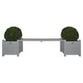 thumbnail image 2 of Esschert Design Planters with Bridge Bench, 2 of 2