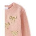 thumbnail image 2 of The Children's Place Toddler Girls Long Sleeve Sequin Sweater, Sizes 12M-5T, 2 of 3