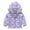 Purple, variant on Odeerbi Baby Boys Girls Coats Outerwear Jackets Toddler Kids 2025 Fashion Cute Cartoon Flowers Rabbit Pattern Windproof Jacket Hooded Coat