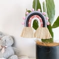 thumbnail image 4 of Children's room home pendant woven rainbow fringe hanging decoration mural hanging decoration, 4 of 5