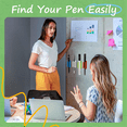 thumbnail image 2 of VENYAA Silicone Pencil Holders Pack, Multi-Color, 10 Pack, 2 of 6