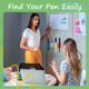 thumbnail image 2 of 15Pcs Adhesive Silicone Pen Holder for Desk, Pencil Holder, Marker Holder,Pen Holder Set Teacher Supplies, 2 of 5